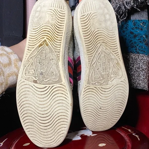 Authentic Gucci glitter sneakers - Picture 2 of 8